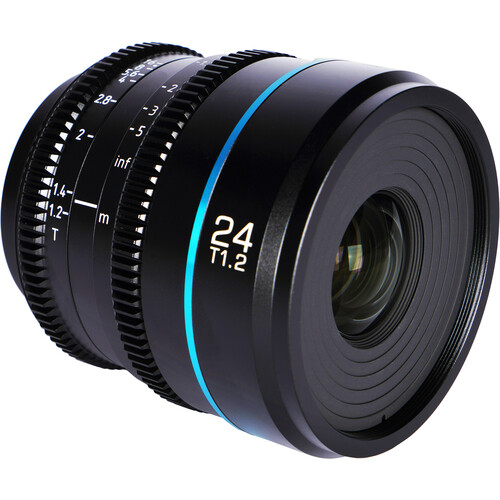 Sirui Night Walker 24mm T1.2 S35 Cine Lens (Micro Four Thirds, Gunmetal  Gray)