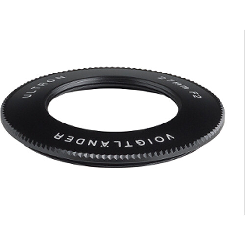 Voigtlander Ultron 27mm f/2.0 Lens (FUJIFILM X, Black) BA380A