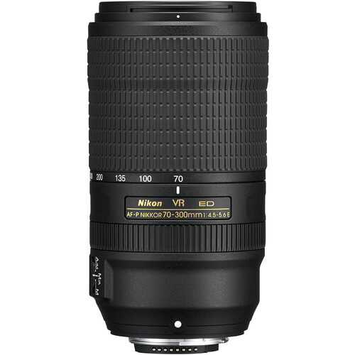 Nikon AF-P NIKKOR 70-300mm f/4.5-5.6E ED VR Lens