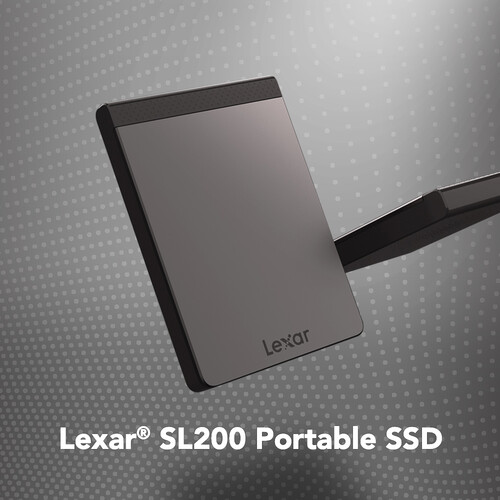 雷克沙（Lexar) 2TB Type-c USB3.1 移动固态硬盘(PSSD) SL200 传输速度