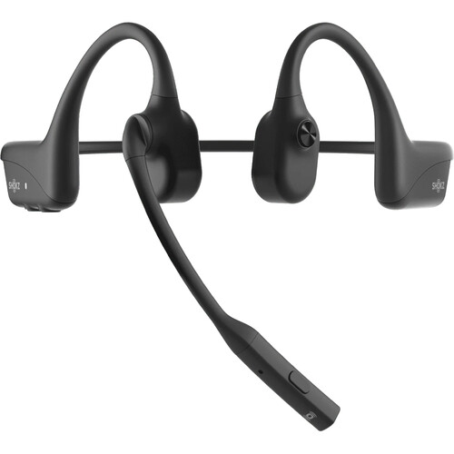 AfterShokz OpenComm2 UC USB-A Headset USB-A via Bluetooth-adapter Zoom  Stereo Svart (C110-AA-BK-EN)