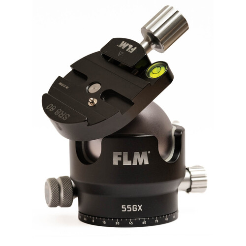 FLM 55GX Centerball Tripod Head with SRB-60 QR Clamp