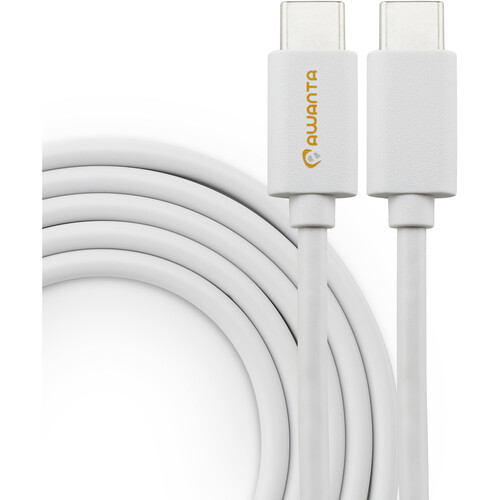 Awanta USB-C 2.0 Cable with 100W PD (6', White) AWA-4505WH B&H