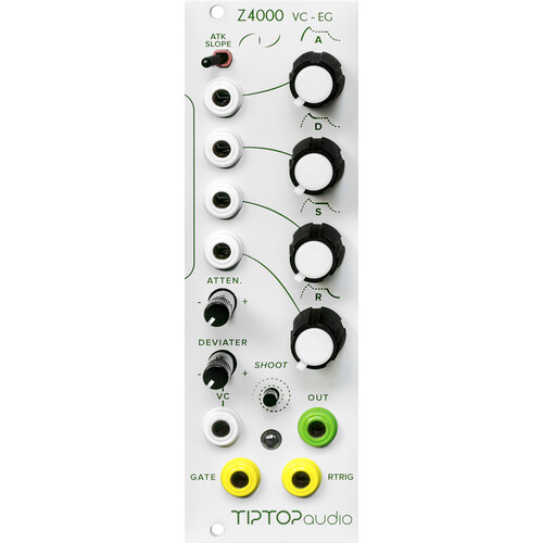 TipTop Audio Z4000 Voltage-Controlled Envelope Generator Eurorack Module (8  HP, White)