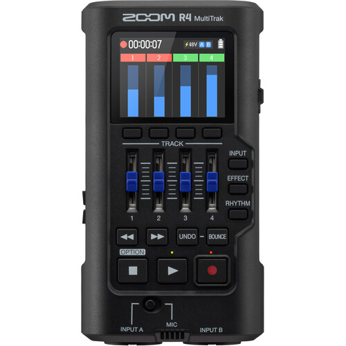 Zoom H6 6-Track Portable Recorder, Stereo Microphones, 4 XLR/TRS Inputs,  Records to SD Card, USB Audio Interface, Battery Powered, for