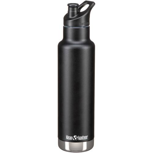 25 Ounce Stainless Steel Vacuum Sealed Water Bottle (Black)