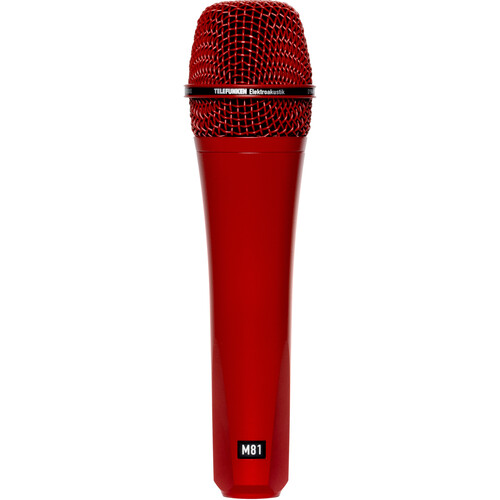 Telefunken M81 Custom Handheld Supercardioid Dynamic Microphone (Red Body,  Red Grille)