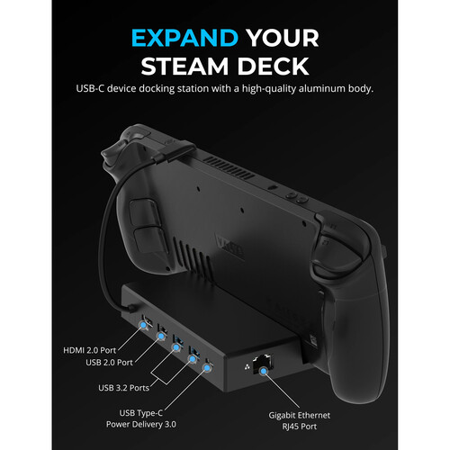 Third-party Steam Deck dock adds an M.2 slot