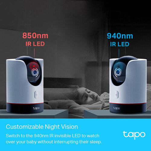 TP-Link Tapo C225 2K QHD 4MP F1.6 Aperture Pan/Tilt Smart AI Home Security  Wi-Fi Surveillance IP Camera