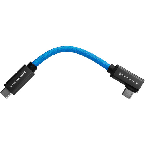 Kondor Blue Cable USB-C L 3.1 GEN2 100W 30cm Thunderbolt 3 (rojo)