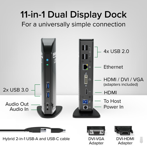  Plugable USB 3.0 to DVI/VGA/HDMI Video Graphics
