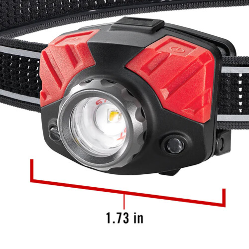 COAST FL75R Dual-Color Pure Beam Focusing Rechargeable LED Headlamp  (Blue/Gray)