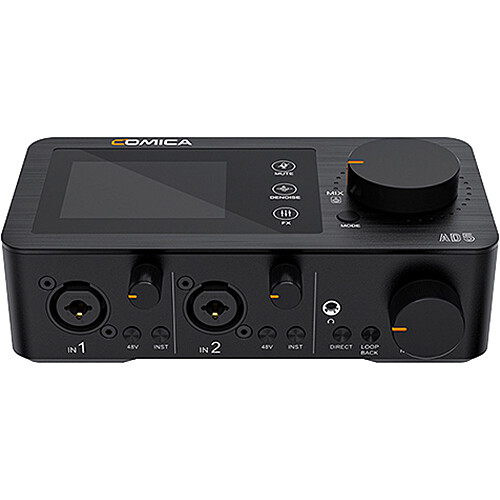 Comica Audio LINKFLEX AD5 Portable 4x4 Dual USB-C Audio Interface for  Computer and Phone/Tablet