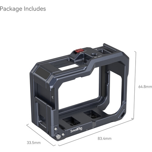 SmallRig Cage Kit for GoPro Hero 12 / 11 / 10 / 9 Black 3083C