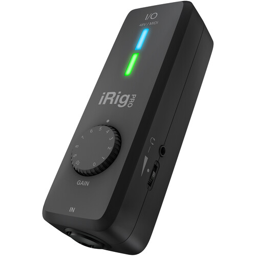 IK Multimedia iRig Pro I/O Audio and MIDI IP-IRIG-PROIO-IN B&H
