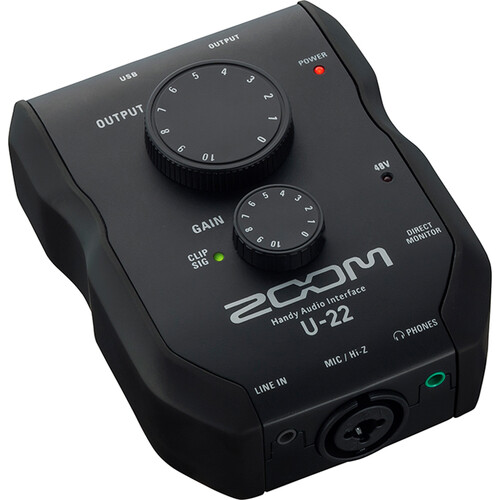 Zoom U-22 USB-B Audio Interface ZU22 B&H Photo Video