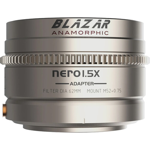 BLAZAR LENS NERO 1.5x Anamorphic Adapter (Amber Flare)