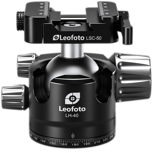 Leofoto LH-40 Low Profile Ball Head with LSC-50 Lever LH-40SC