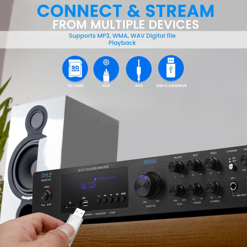 5.1-Ch. Bluetooth Home Theater Receiver – Pyle USA