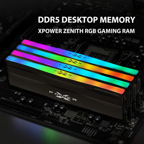 Silicon Power 64GB Zenith RGB 6000 MHz DDR5 SU064GXLWU60AFDFBH