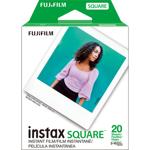 Fujifilm Instax Square Sunset Instant Film (10 Exposures), Instant Film