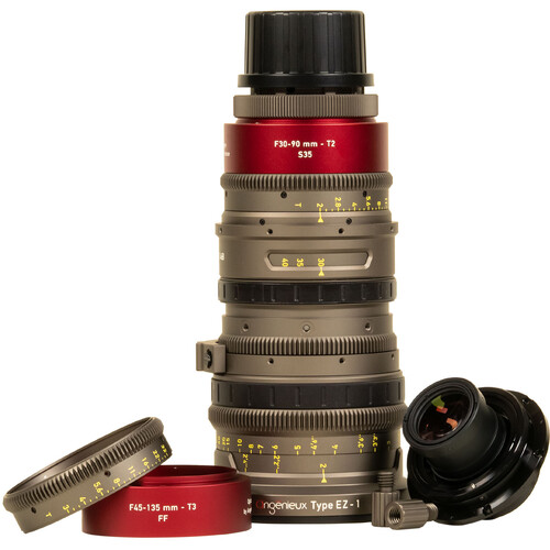 Angenieux EZ-1 30 to 90mm Cinema Lens Pack (Super35 and Full-Frame)
