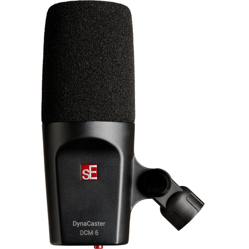 sE Electronics DynaCaster DCM6 Active Dynamic Broadcast Microphone with Mic  Preamp