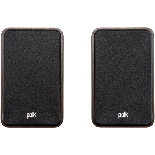 Polk Audio Signature Elite ES15 Two-Way Bookshelf Speakers (Walnut, Pair)