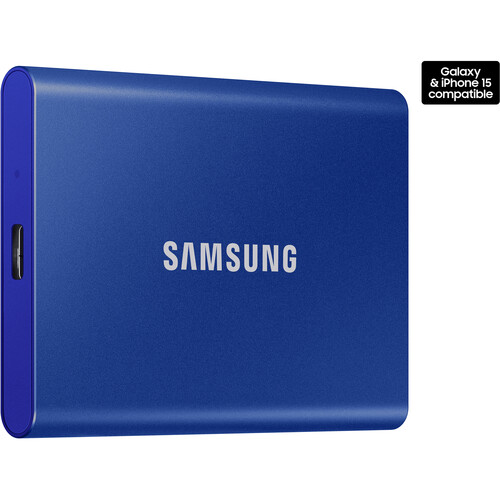 Samsung 2TB T7 Portable SSD (Indigo Blue)