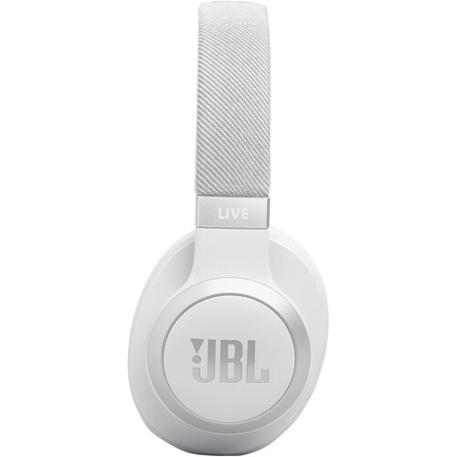 JBL Live 770 NC Over-Ear Noise-Cancelling Headphones (White)