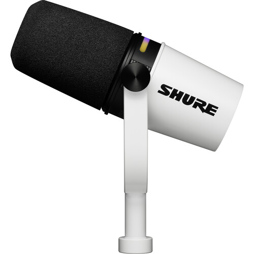 Shure MV7+ USB Podcast Microphone (White)