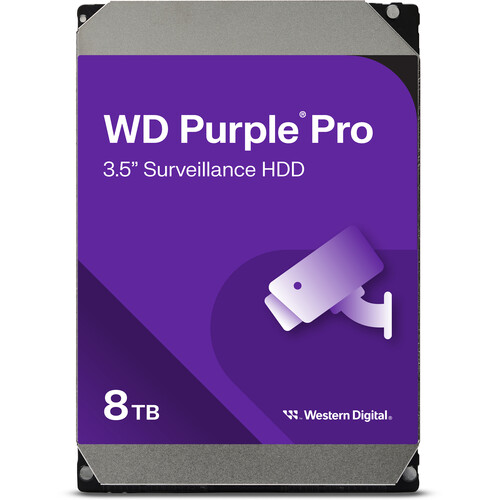 Disco Duro Wd 3 5  8Tb  Wd8002Purp  Purple Pro  7200 Rpm  256Mb  Sata3 - WD8002PURP