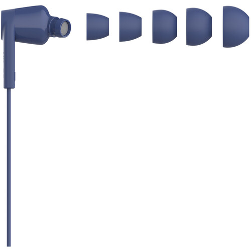 Belkin SoundForm USB-C Wired Earbuds with Adjustable Volume Limiter (Blue) — фото 4
