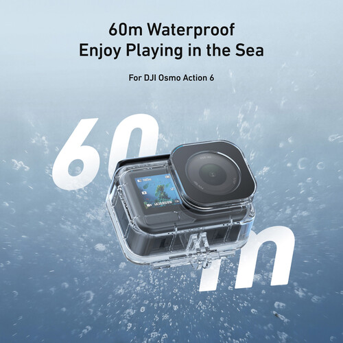 TELESIN S4-WTP-12 Waterproof Case for DJI Osmo Action 6 description image 3