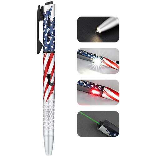 Olight O'Pen 3 Rechargeable Penlight (Stars and Stripes)  only .99: eDeal Info