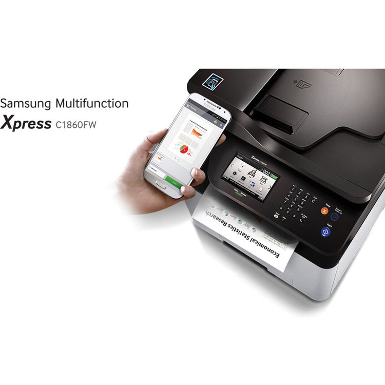 Samsung Xpress C1860fw Color All In One Laser Sl C1860fw Xaa B H