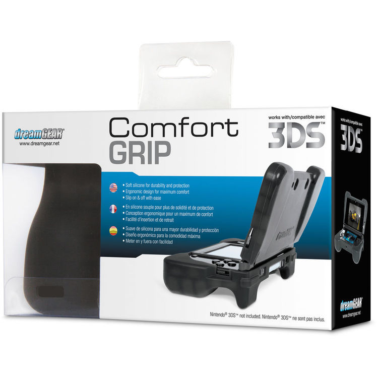 Dreamgear Comfort Grip For Nintendo 3ds Black Dg3ds 4216 B H