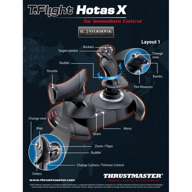 Thrustmaster T Flight Hotas X B H Photo Video