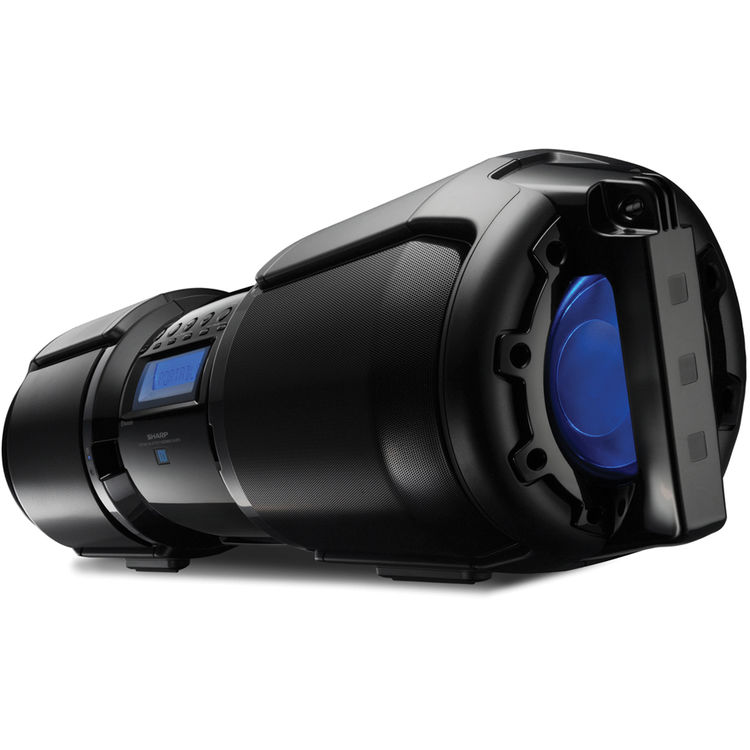 sharp portable bluetooth boombox