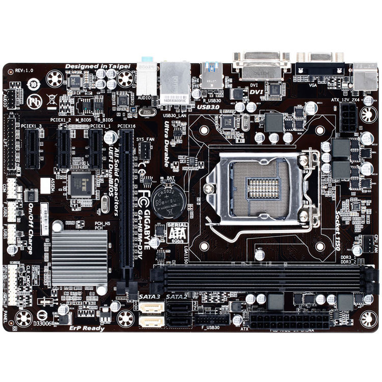 Gigabyte Ga H81m D3v Micro Atx Motherboard Ga H81m D3v B H Photo