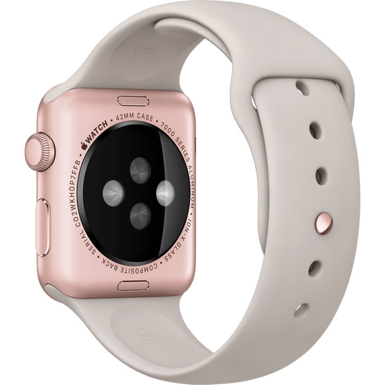 apple watch sport 42mm 7000 series rose gold aluminum