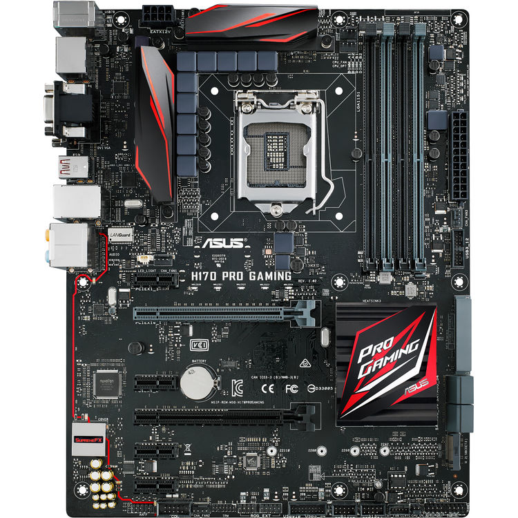 Asus H170 Pro Gaming Motherboard H170 Pro Gaming B H Photo Video