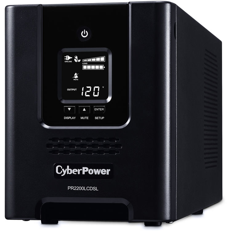 Cyberpower Pr20lcdsl Smart App Sinewave Ups Pr20lcdsl B H