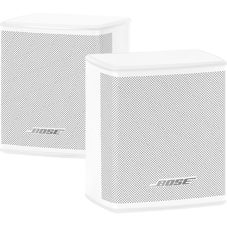 white wireless surround sound system