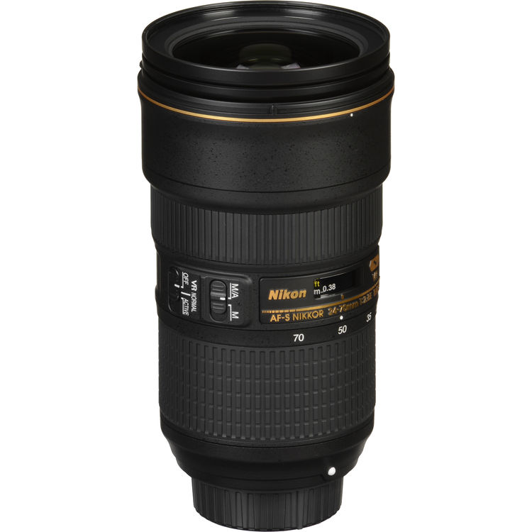 Nikon Af S Nikkor 24 70mm F 2 8e Ed Vr Lens 052 B H Photo Video