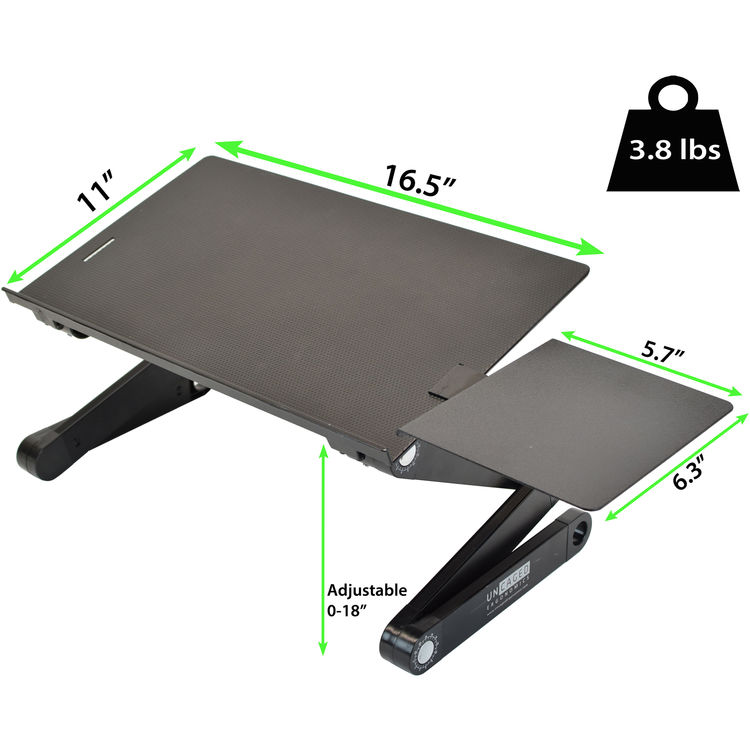 Uncaged Ergonomics Workez Best Laptop Stand Lap Desk Uncaged Ergonomics Workez Best Laptop
