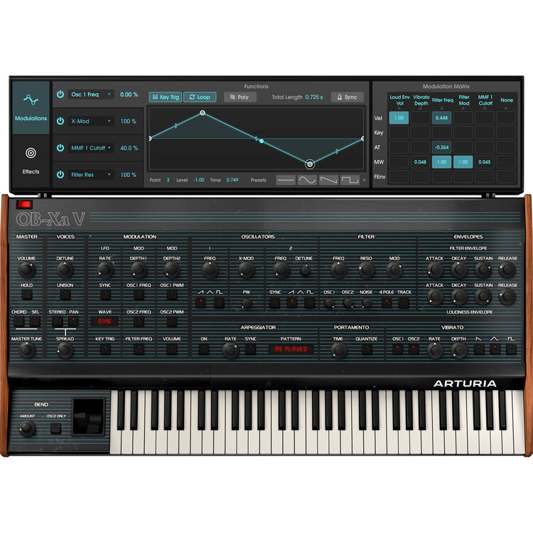 Arturia Ob Xa V Virtual Synthesizer Plug In Download