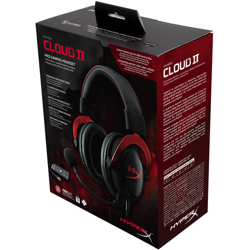 Kingston Hyperx Cloud Ii Gaming Headset Red Khx Hscp Rd B H