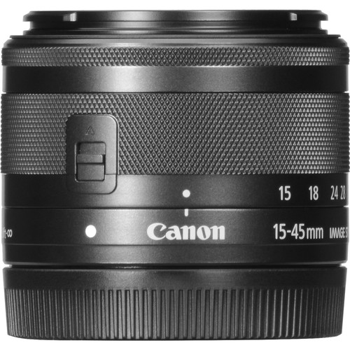 Canon Ef M 15 45mm F 3 5 6 3 Is Stm Lens Graphite 0572c002 B H