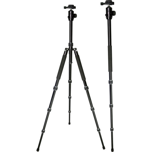 Vidpro AT-62 Venture Maxx 62 Professional Aluminum Travel Tripod with Ball Head /& Case